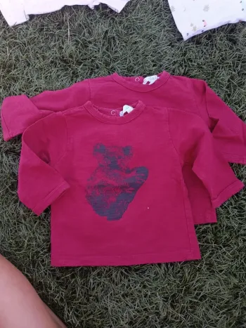 tee-shirts manches longues 3 mois