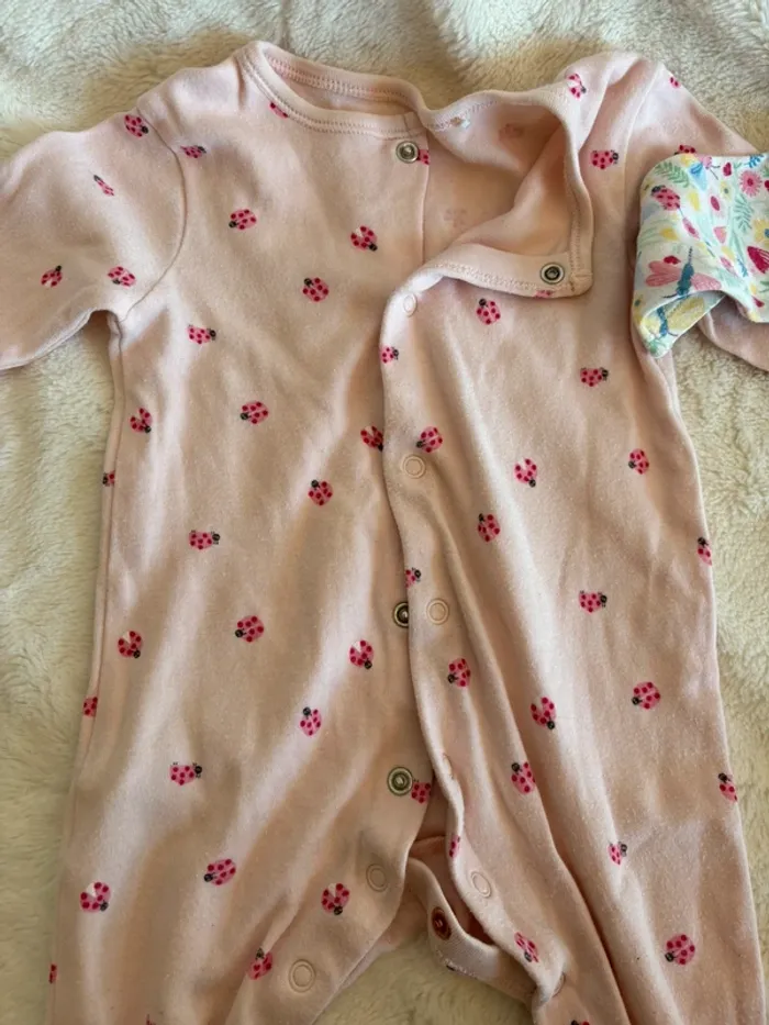 Lot pyjamas mi saison - taille 6/9 mois - photo numéro 2