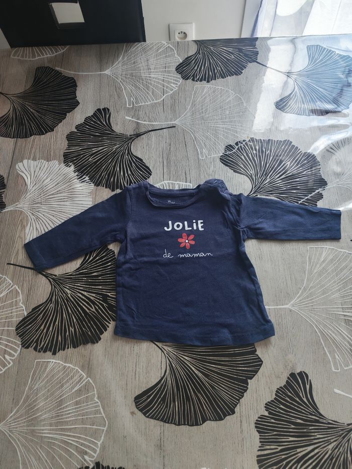 Lot de 6 tee-shirts manches longues bébé fille - photo numéro 2