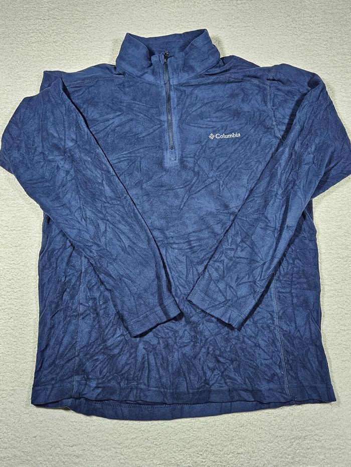 Zip polaire columbia bleu - photo numéro 2