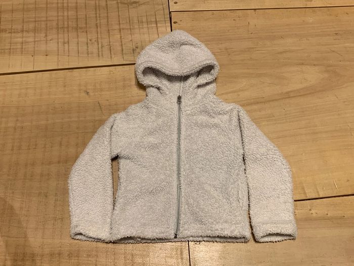 Veste zipée blanche Tissaia 5 ans