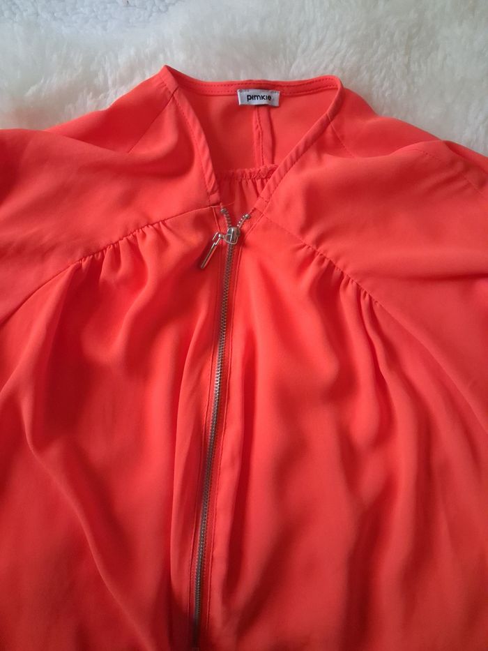 Blouse fluide #Pimkie orange taille 36 - photo numéro 6
