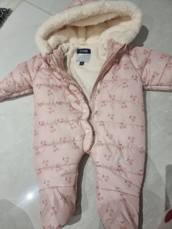 Combinaison manteau hiver fille