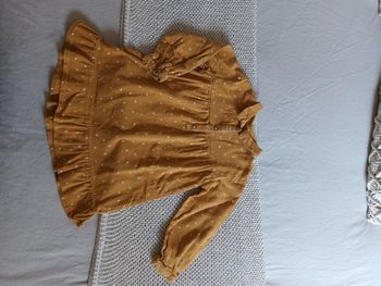 Magnifique robe moutarde à pois Zara Baby 2 - 3 ans