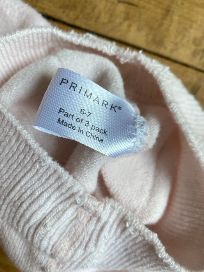 Collant coton rose pale 6-7 ans Primark - photo numéro 3