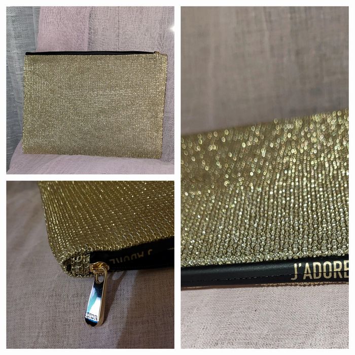 Pochette dorée j'adore