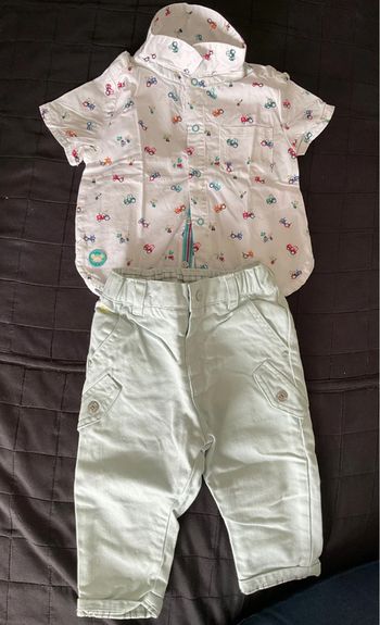 Ensemble chemise et pantalon Sergent major 1 an