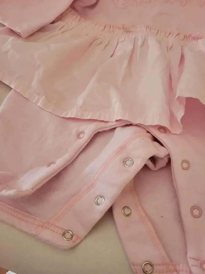 Lot combinaison pantalon chaussures bébé fille - photo numéro 4