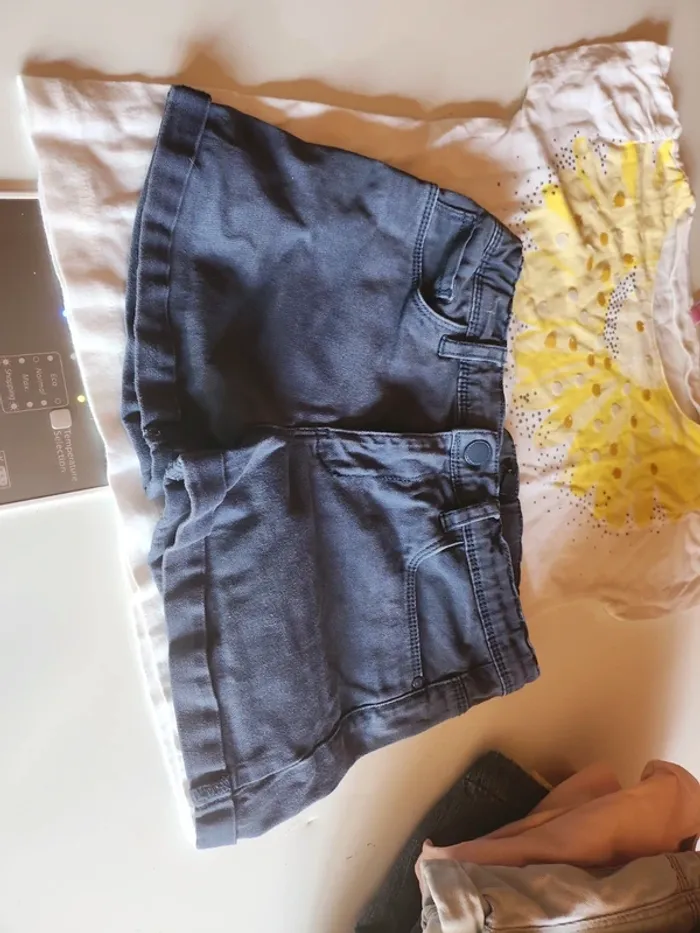 ensemble short et t-shirt fille - photo numéro 6
