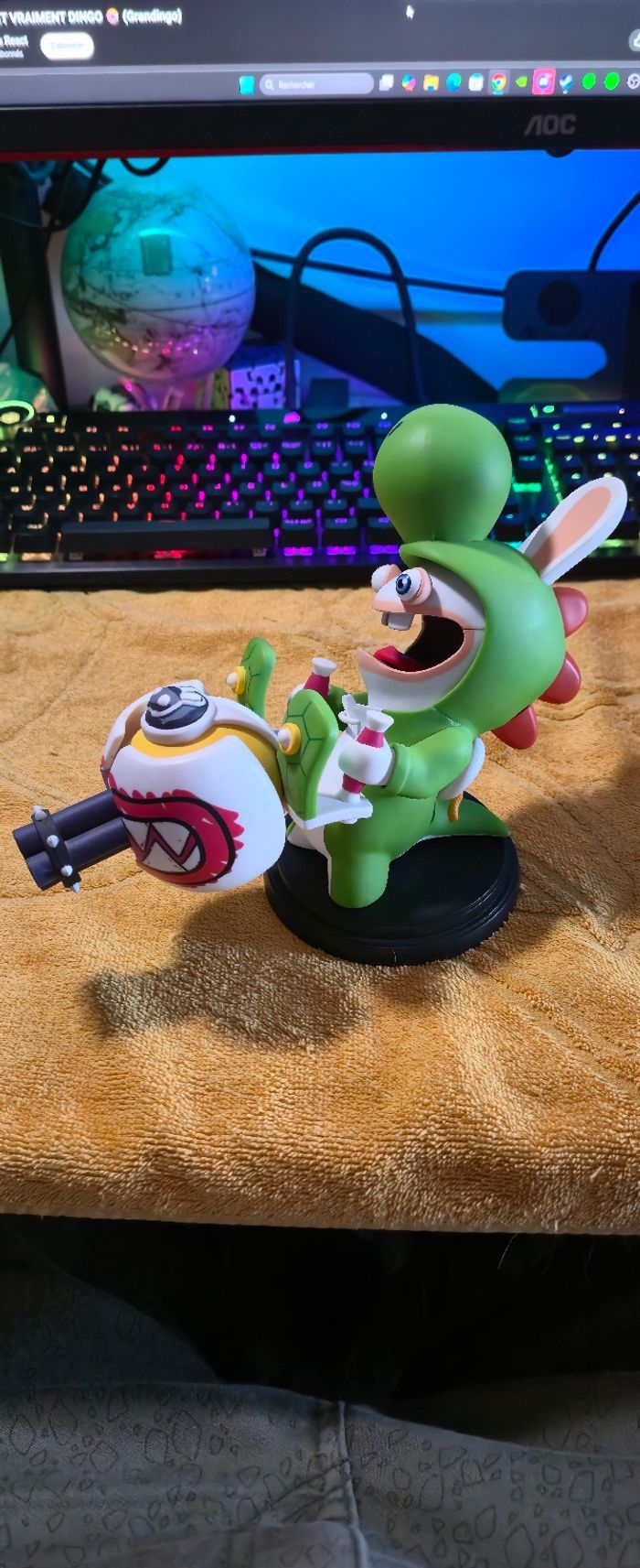 Figurine Yoshi Lapin du Jeu Vidéo : Mario + Lapins Crétins Kingdom Battle - photo numéro 4