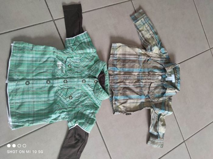 Lot de 2 chemises