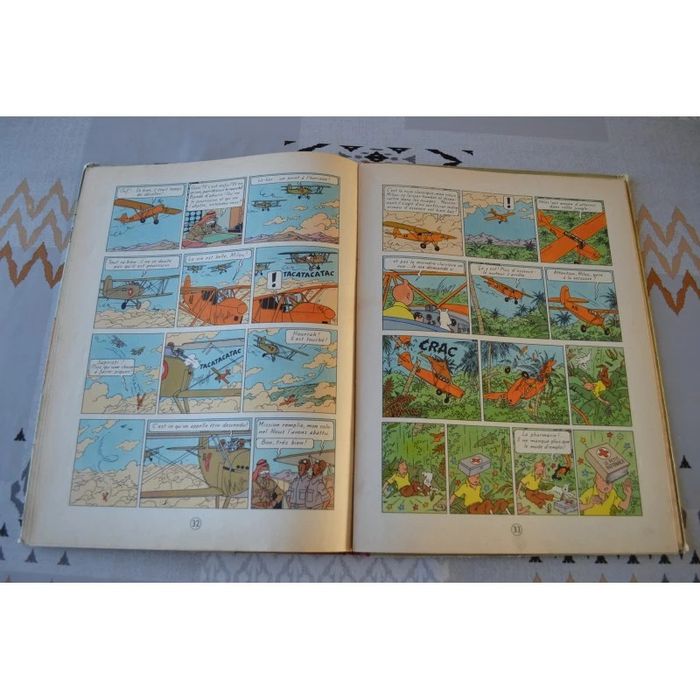 Tintin les cigares du Pharaon EO belge B15 1955 - photo numéro 7