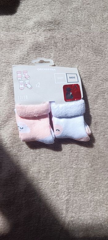 Chaussettes bébé taille 17/18