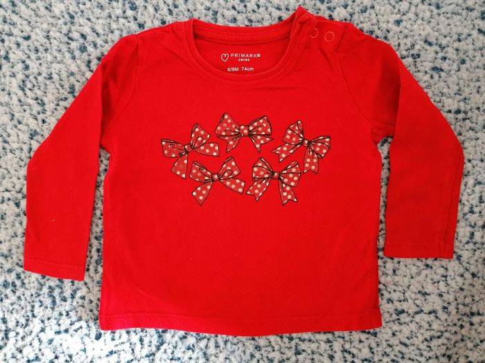 Tee-shirt fille taille 6-9 mois