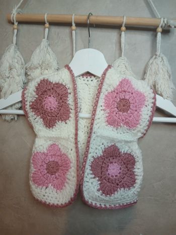 Gilet en laine fille