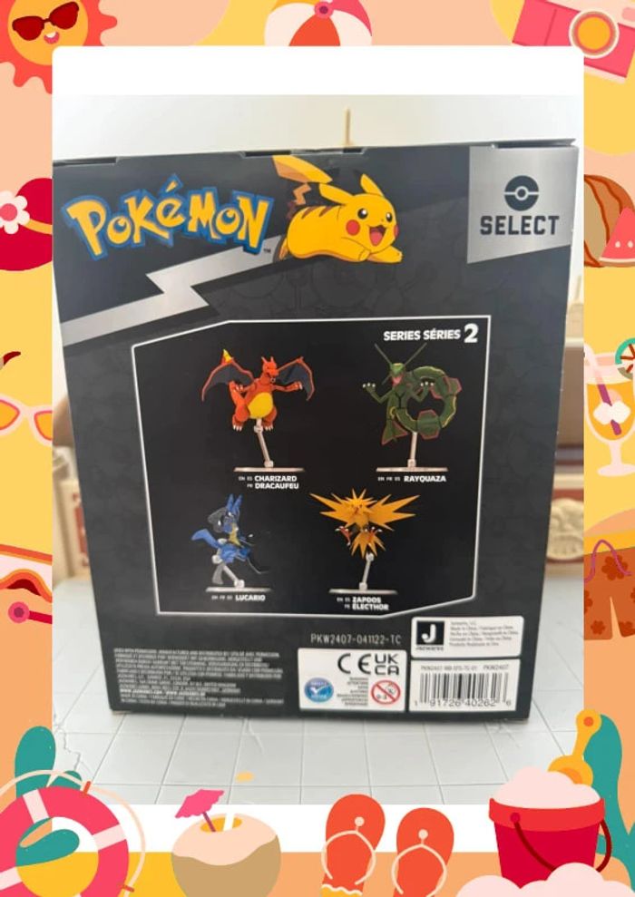 Figurine dracaufeu charizard avec son support - photo numéro 5