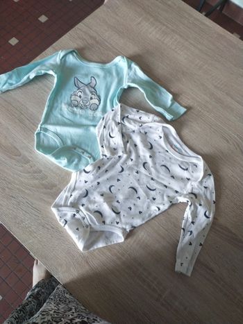 Lot de 2 bodies 6 mois