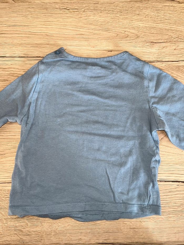 Tee-shirt manches longues 12 mois kiabi - photo numéro 2