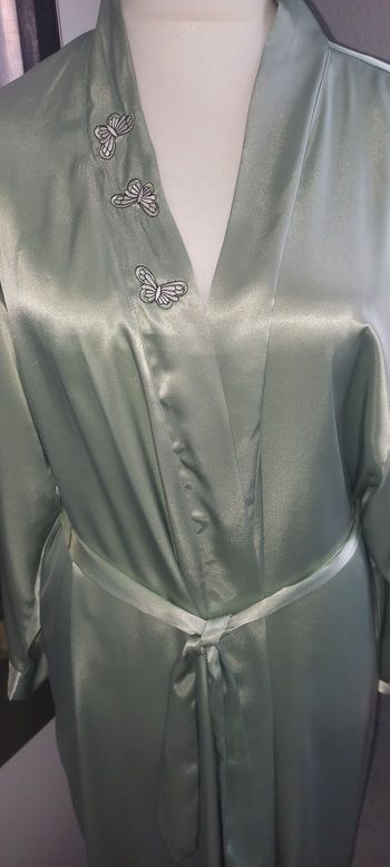 Joli déshabillé vert clair T48