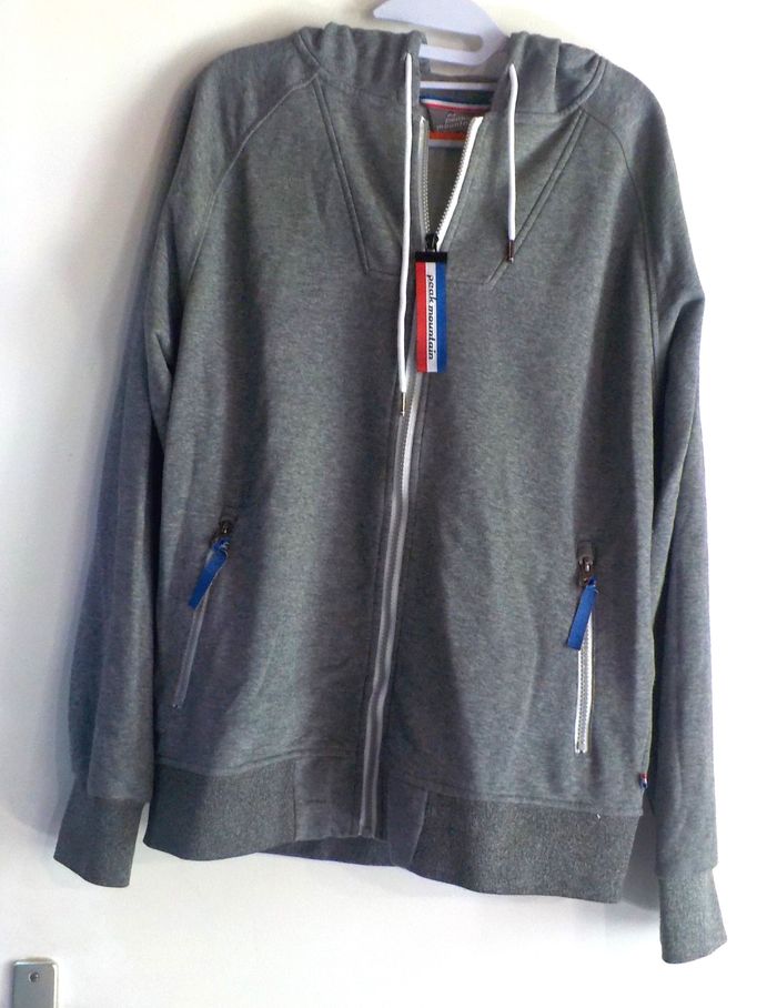 VESTE DE JOGGING GRISE PEAK MOUNTAIN TAILLE L HOMME - photo numéro 1