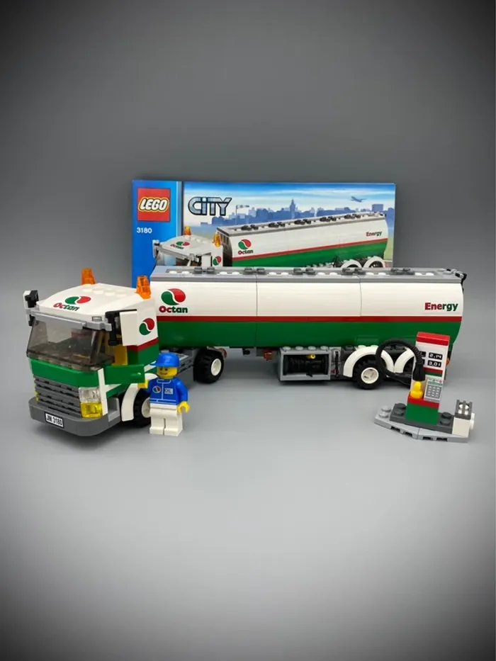 LEGO City 3180 - Tanker Truck - Complet avec Notice
