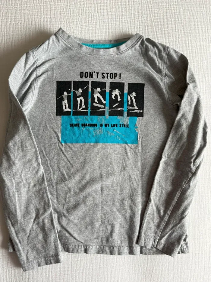 Lot de tee-shirts manches longues garçon Kiabi 8 ans - photo numéro 10