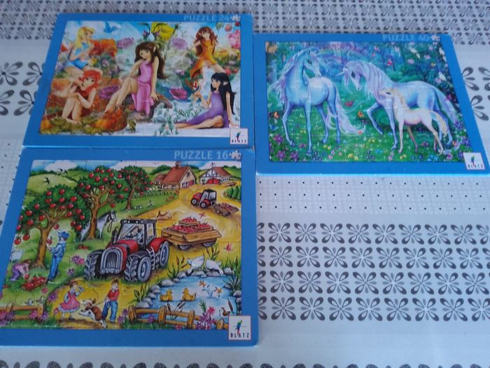 Lot de 3 puzzles - photo numéro 2