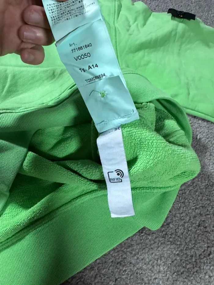Sweat Stone island Vert - photo numéro 12