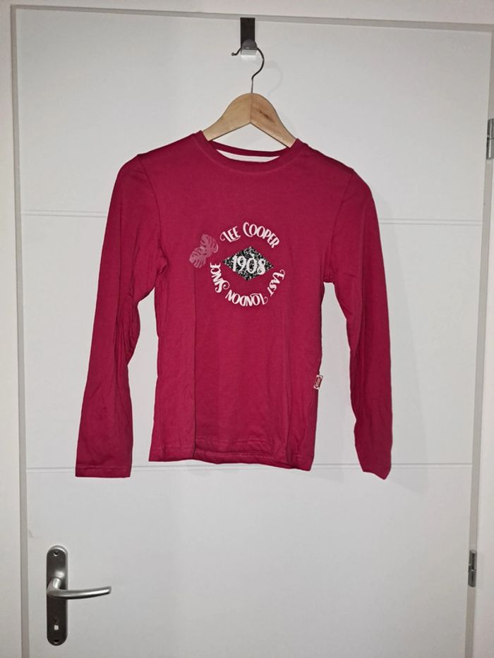 T-shirt rose/fuschia Lee Cooper