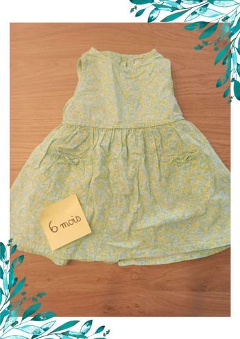 Robe fille 6 mois