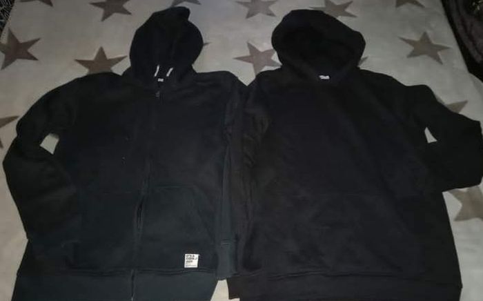 Lot 1 sweat à capuche + 1 gilet, gemo 16 ans