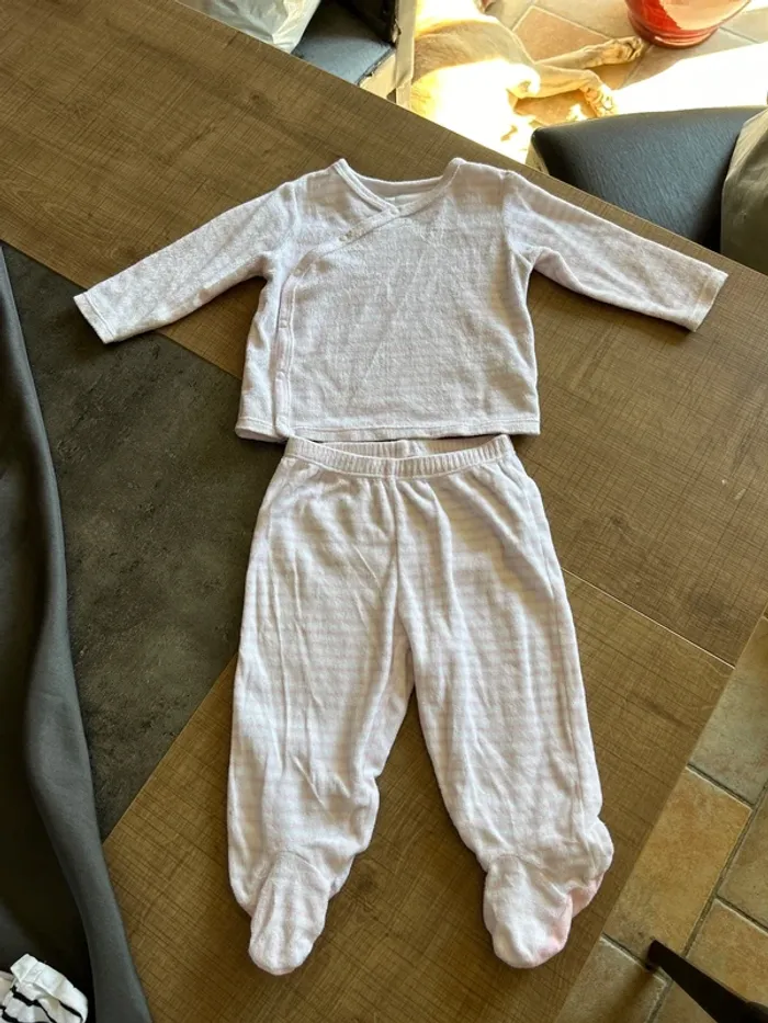 Pyjama deux pièces bébé fille, 9 mois