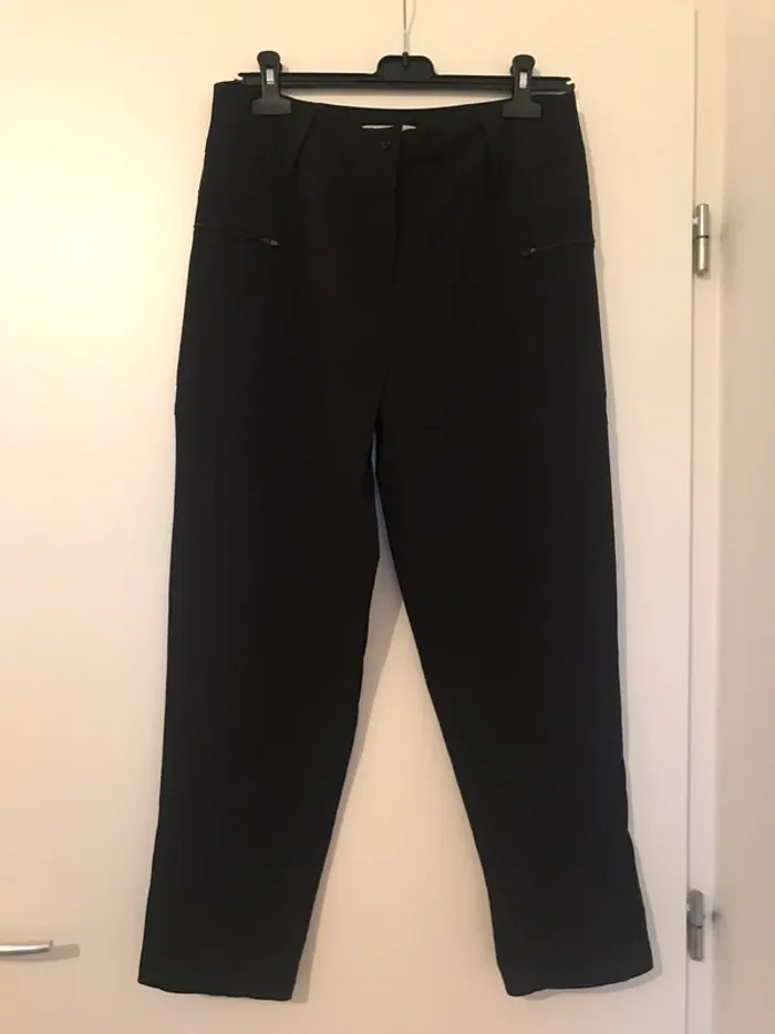 Pantalon droit noir - photo numéro 2