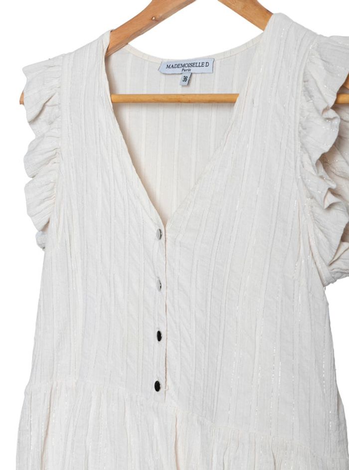 Robe blanche Mademoiselle D Paris – taille 36 - photo numéro 4