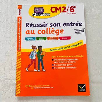 Livre Réussir son entrée au collège CM2/6eme