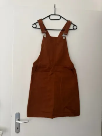Salopette marron moutard Bizzbee