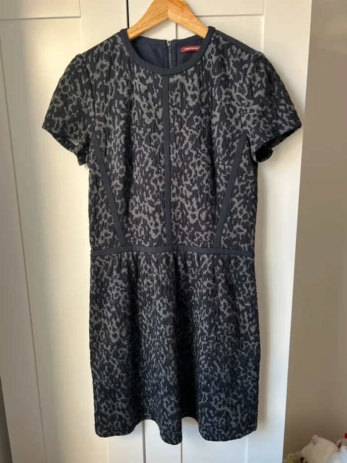 Magnifique robe imprimée comptoir des cotonniers taille 42 - photo numéro 2