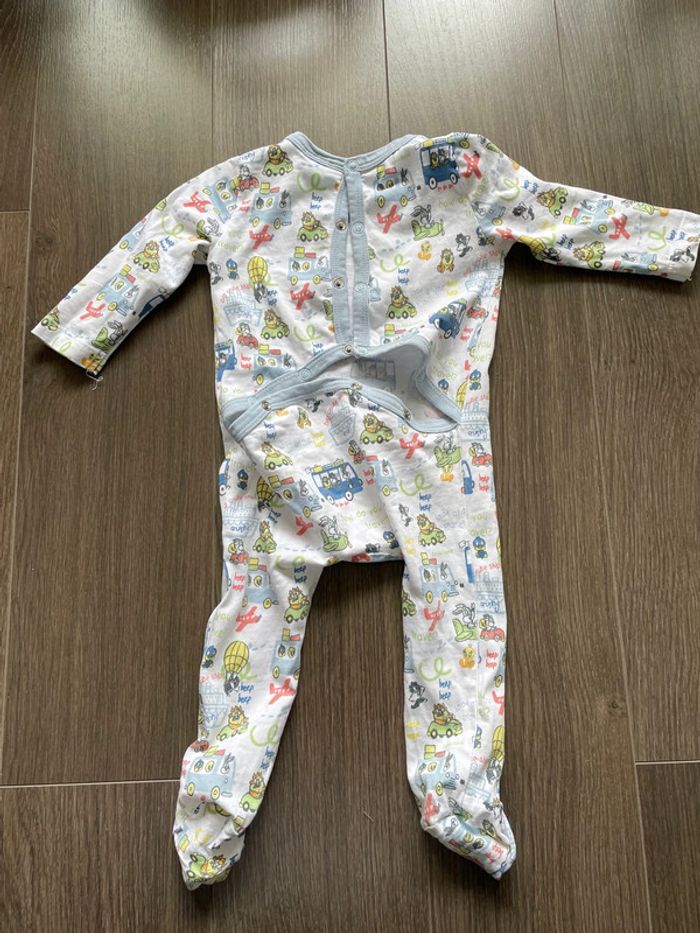 Pyjama mixte 6-12 mois étroit Looney Tunes - photo numéro 2