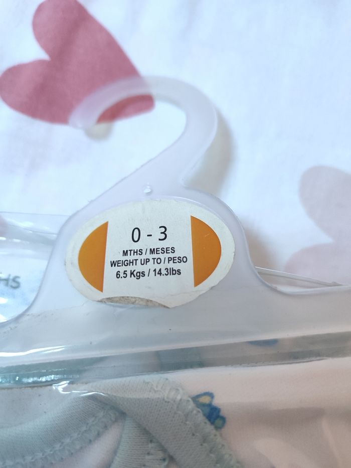 Lot de 6 bodies bébé garçon/fille - Neufs emballés - Nursery time - photo numéro 5