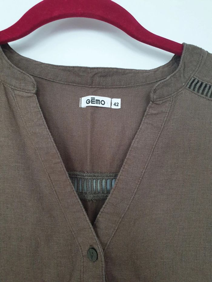 Robe kaki casual Gémo 42 - photo numéro 4