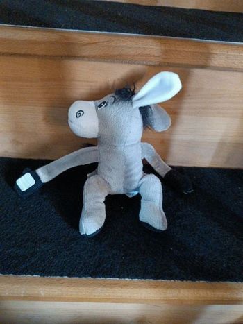 Peluche grise Bourriquet Gifi