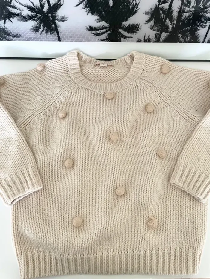 Pull Louise Misha pompons 4 ans