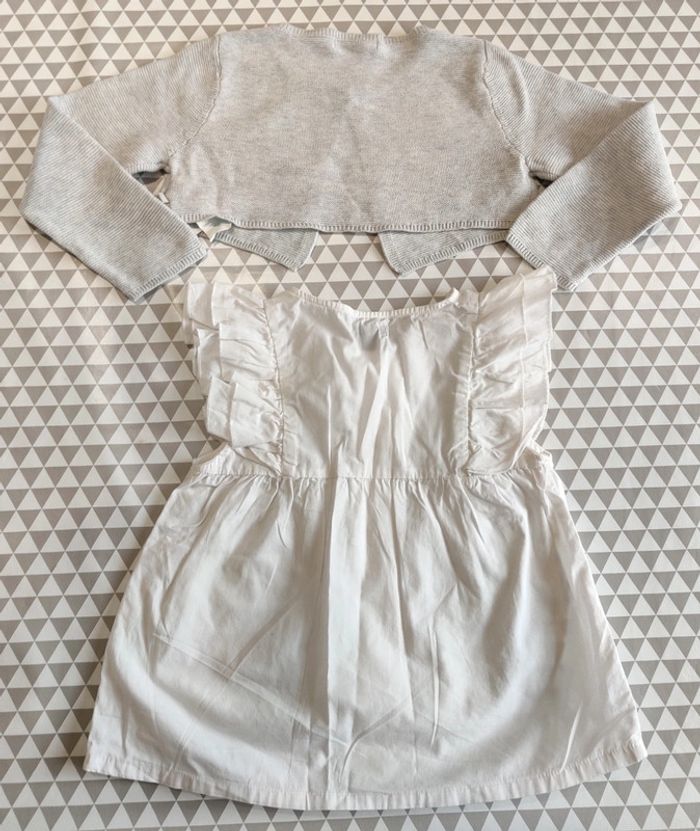 Ensemble Blouse + gilet TBE - photo numéro 3