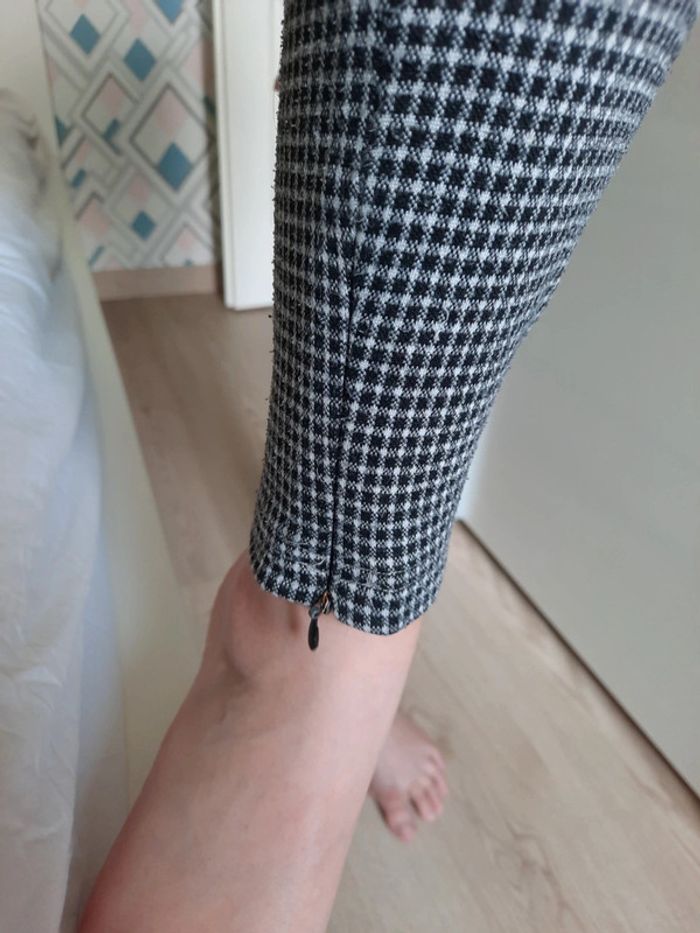 Pantalon skinny pied de poule - photo numéro 4