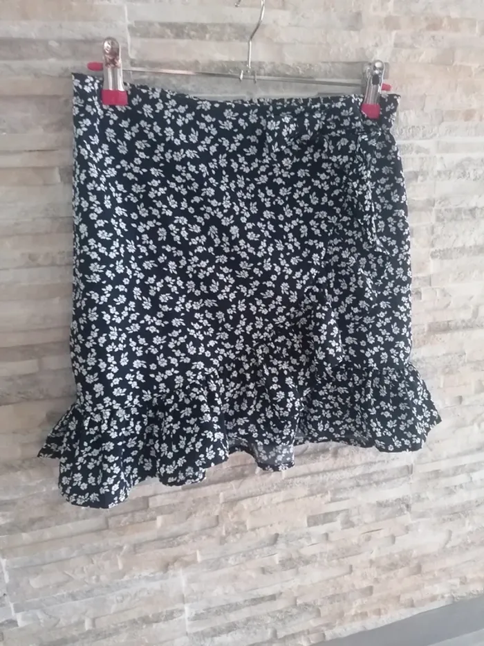 Jupe fleurie fille shein taille 11-12ans #12ans_krocaro - photo numéro 3