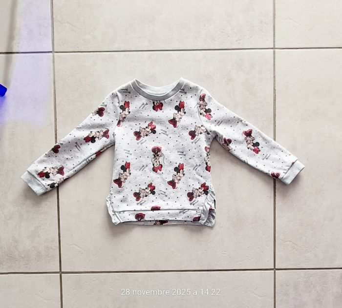 Ensemble/Pyjama 2 pièces mi saison Minnie - 3/4 ans - photo numéro 2