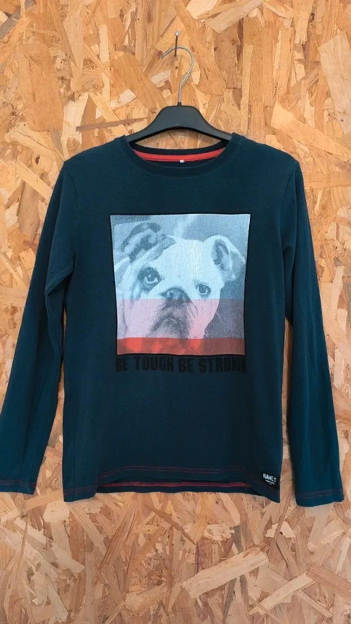 T-shirt bouledogue