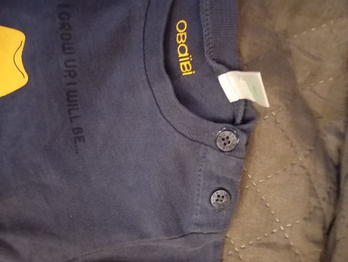 Lot 1 pantalon et 1 teeshirt  1 an - photo numéro 2