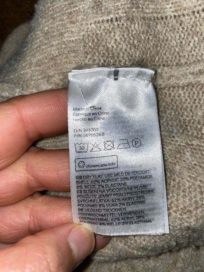 Superbe Pull Col Roulé Torsadé Taille M Et Plus - photo numéro 10