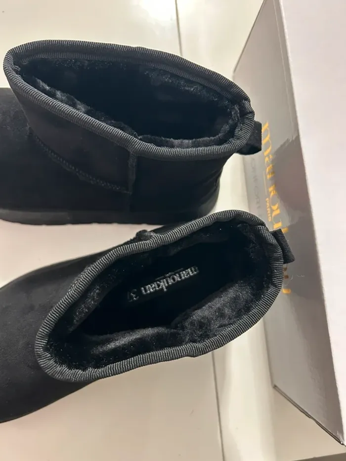 Alain Manoukian, bottes fourrées, noir pointure 37 neuf - photo numéro 10